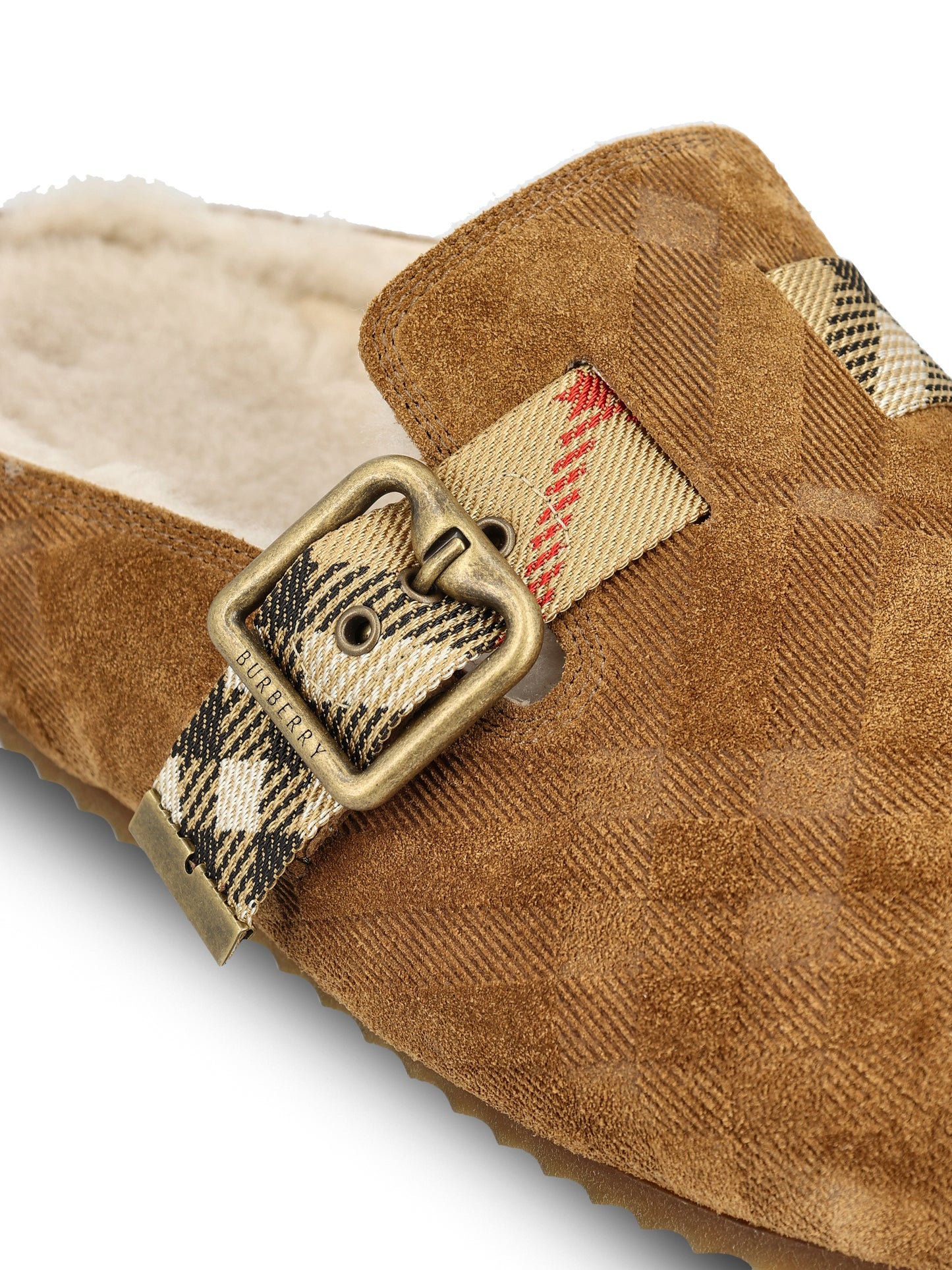 Sabot realizzate in pelle di vitello. 8127776 C1824 BURBERRY 