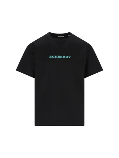 T-shirt girocollo in jersey di cotone. 8128068 A1189 BURBERRY 