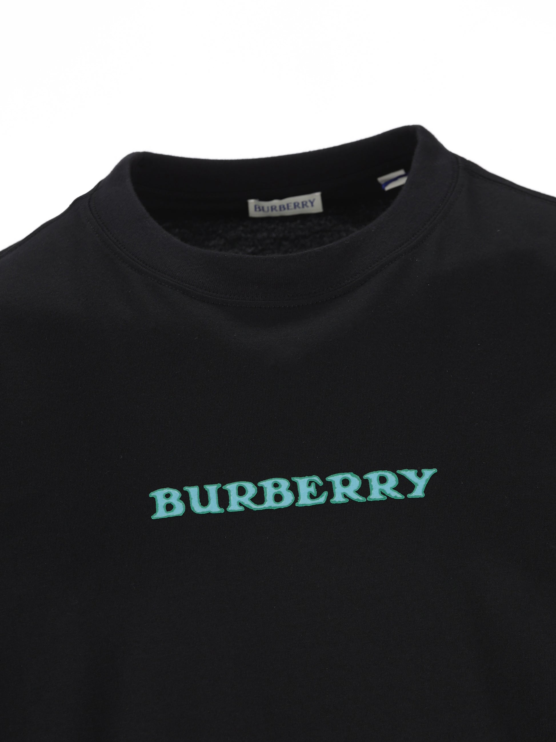 T-shirt girocollo in jersey di cotone. 8128068 A1189 BURBERRY 