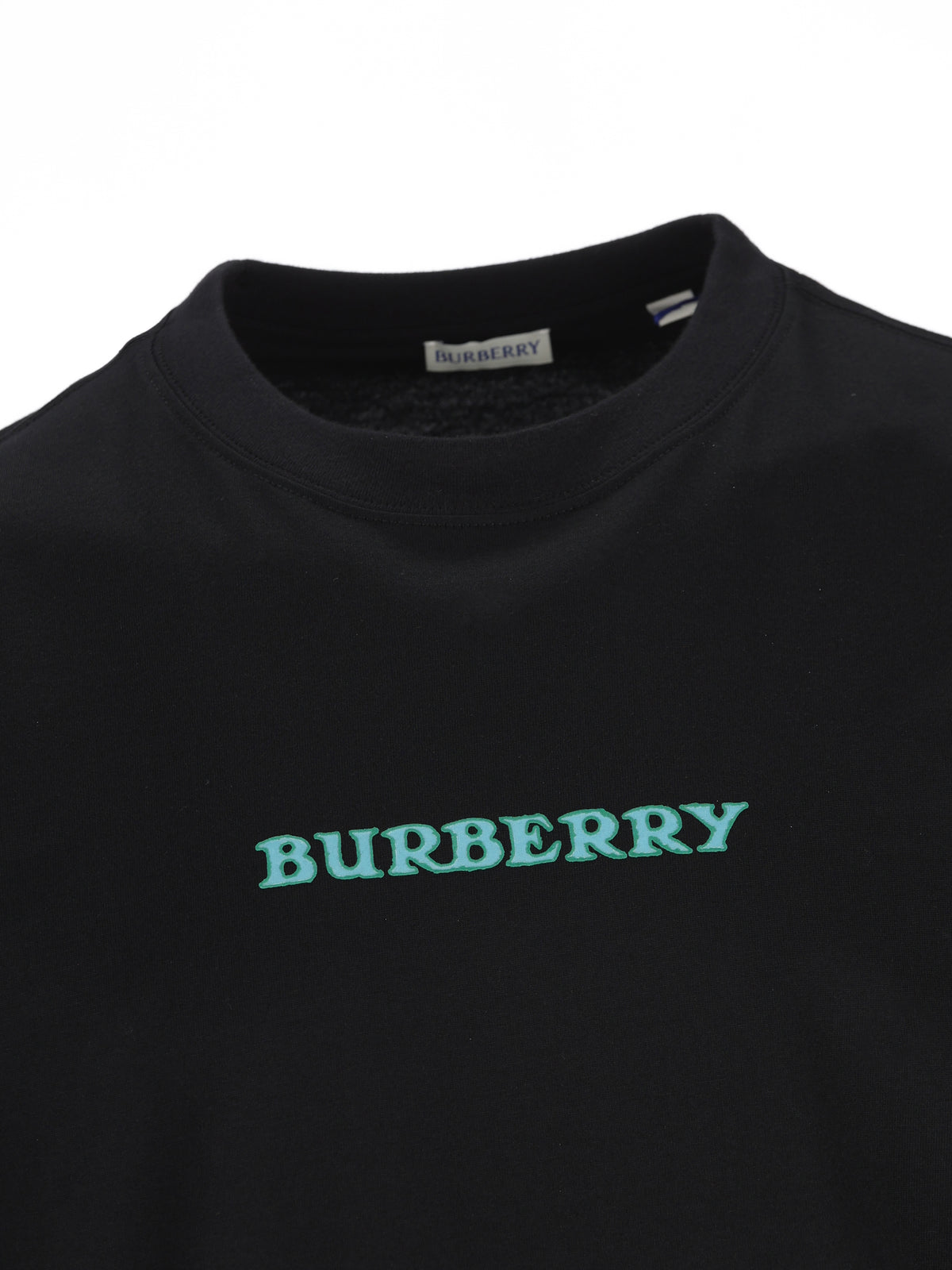 T-shirt girocollo in jersey di cotone. 8128068 A1189 BURBERRY 
