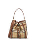 Borsa a secchiello mini realizzata in tela di cotone 8128949 A7026 BURBERRY 