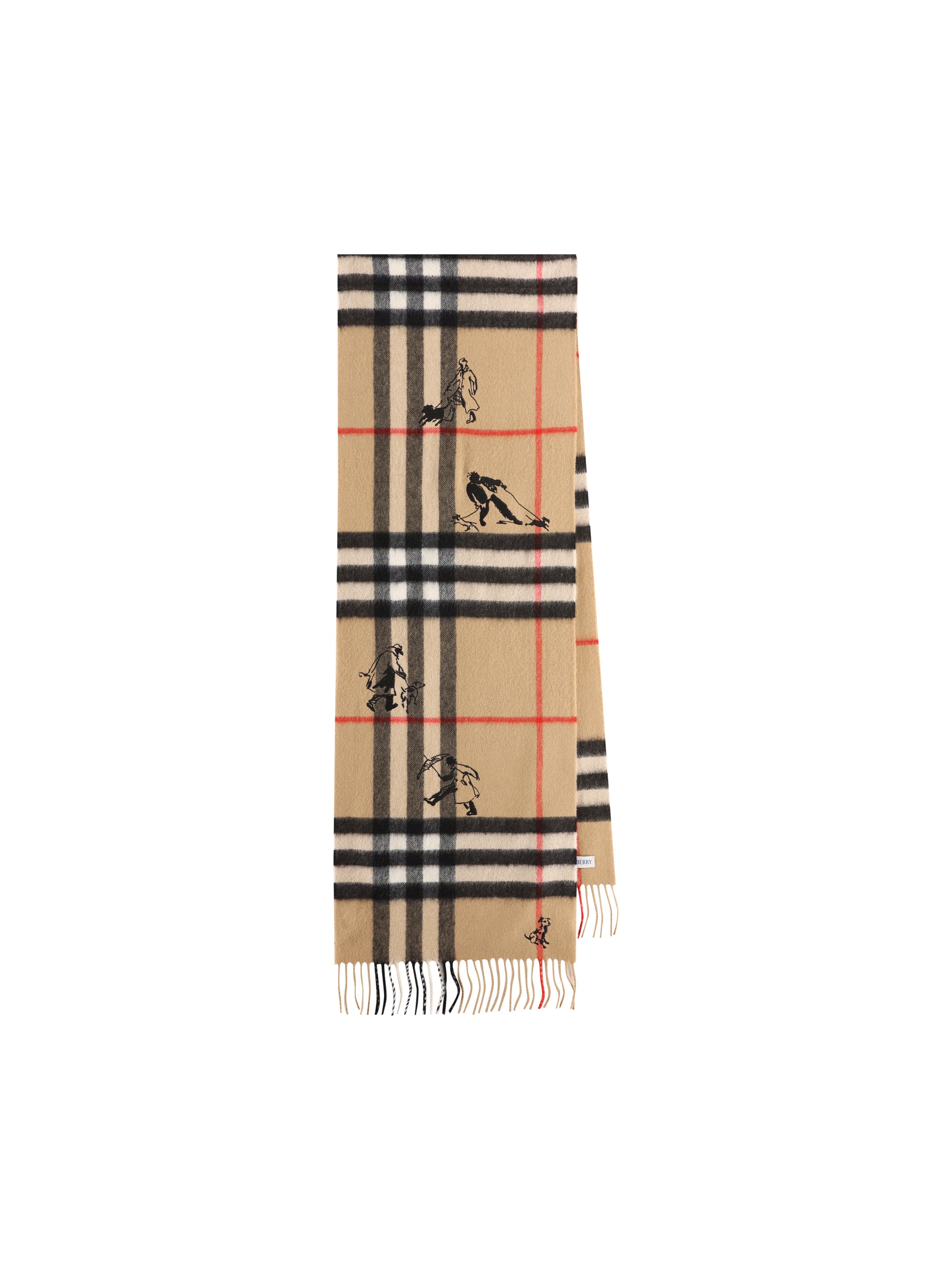 Sciarpa in cashmere Check Mates 8131138 A7026 BURBERRY 