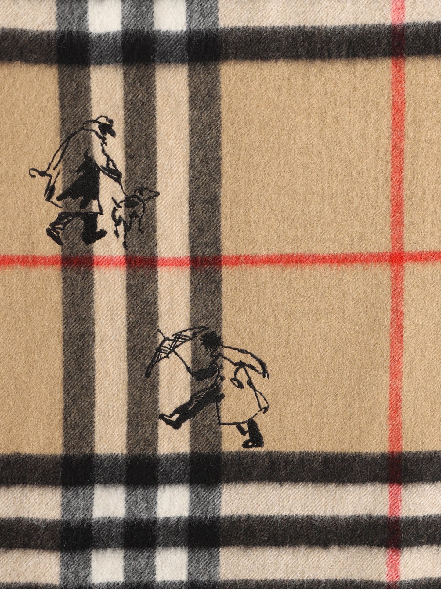 Sciarpa in cashmere Check Mates 8131138 A7026 BURBERRY 
