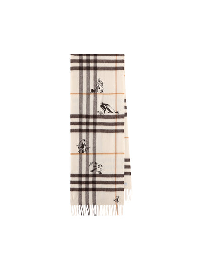 Sciarpa in cashmere Check Mates 8131139 A4486 BURBERRY 