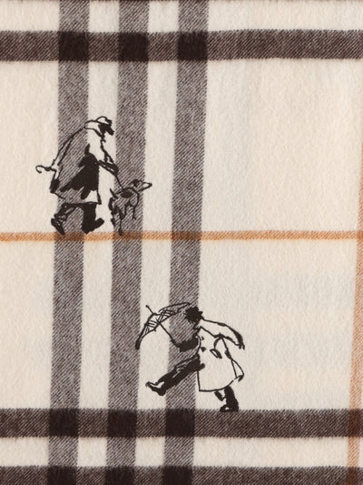 Sciarpa in cashmere Check Mates 8131139 A4486 BURBERRY 