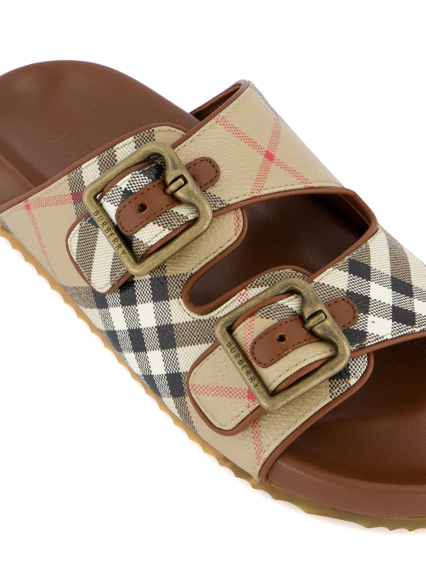 Sandali Urchin Check in pelle 8131424 A7028 BURBERRY 