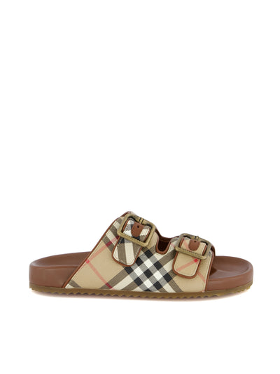 Sandali Urchin Check in pelle 8131424 A7028 BURBERRY 