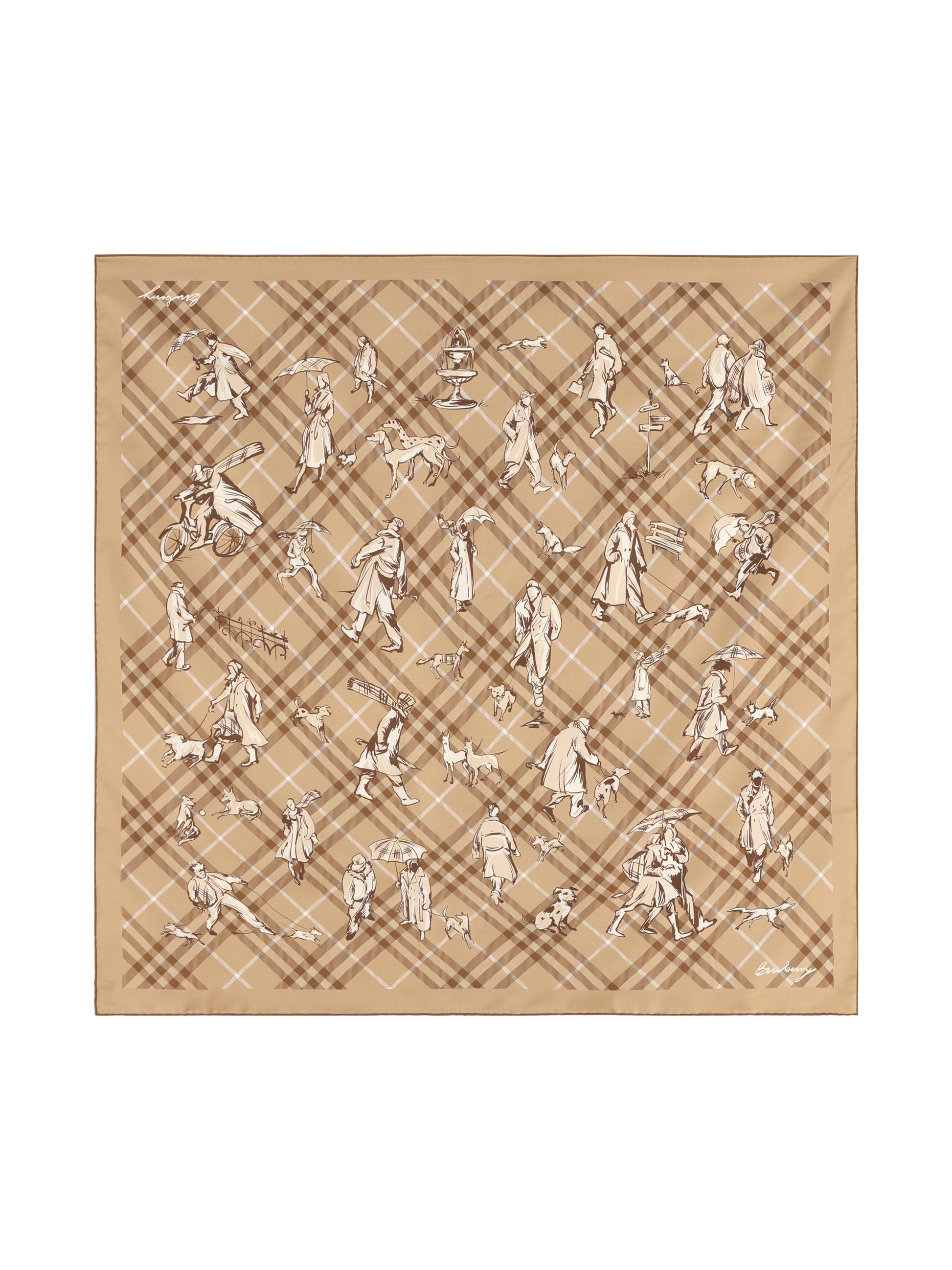 Foulard realizzato in seta. 8131637 C5055 BURBERRY 