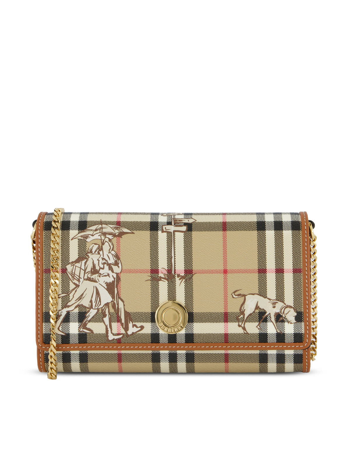 Portafoglio realizzato in tessuto 8132104 A7026 BURBERRY 