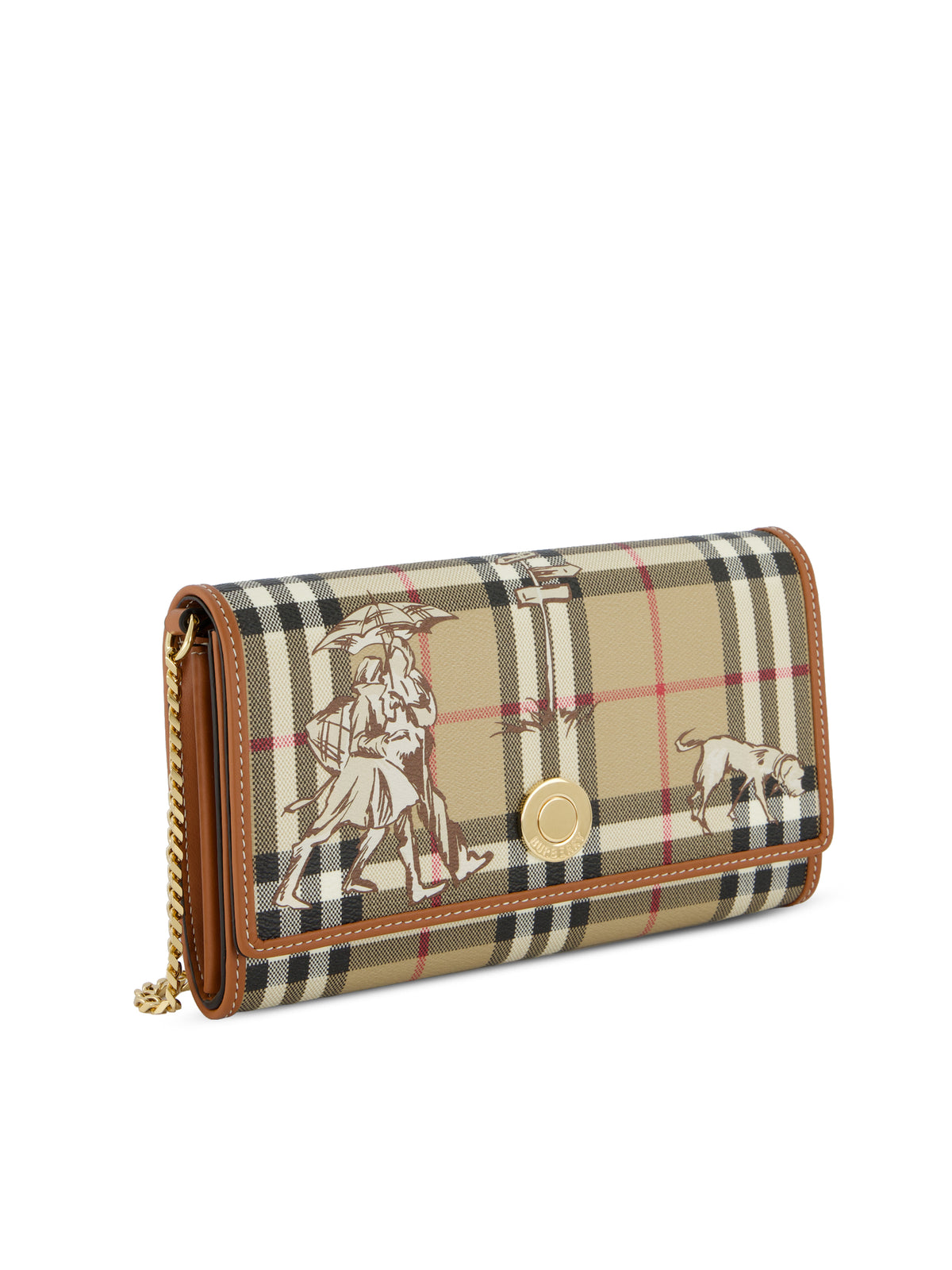 Portafoglio realizzato in tessuto 8132104 A7026 BURBERRY 