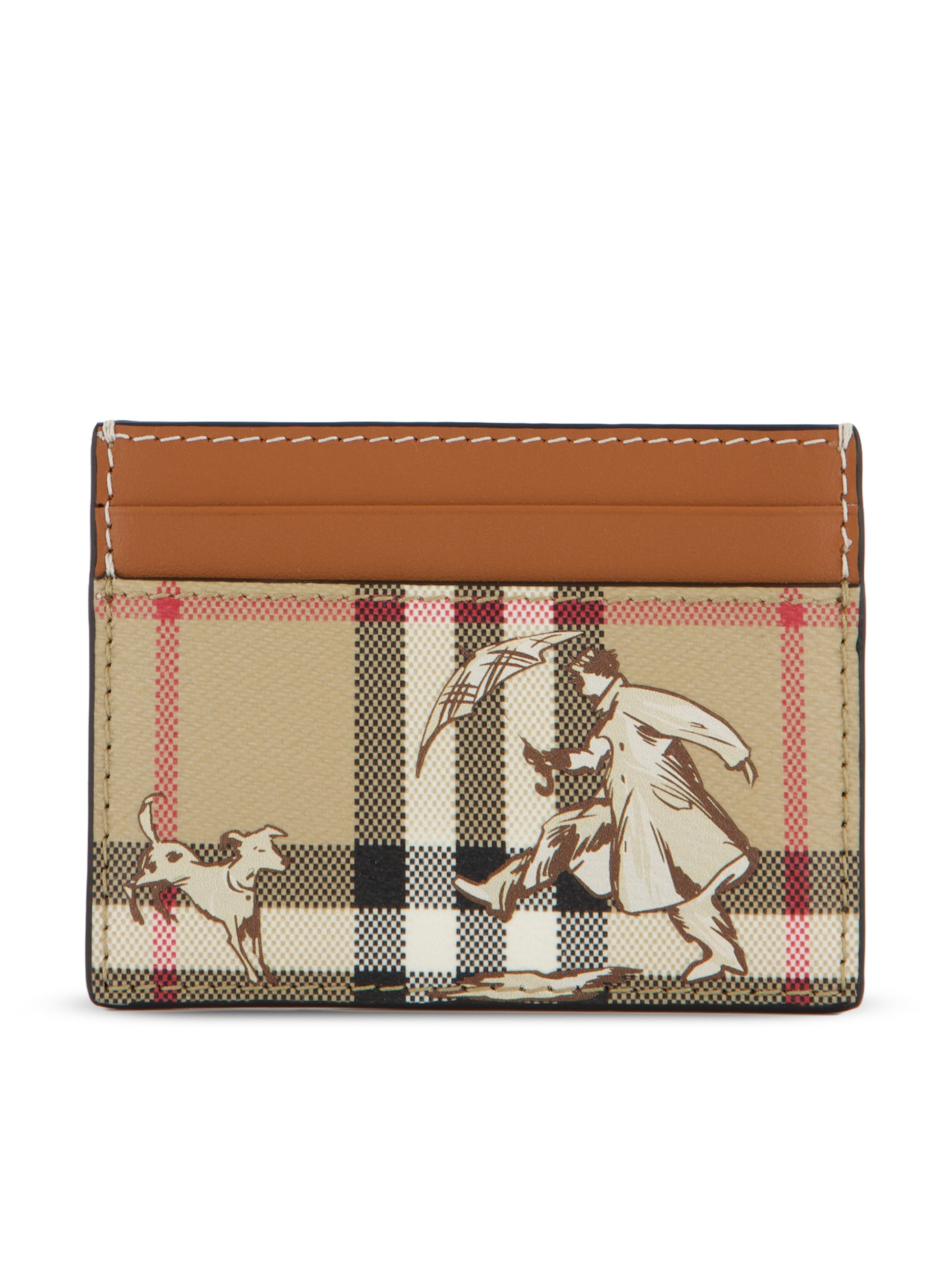 Portacarte realizzato in poliuretano. 8132108 A7026 BURBERRY 