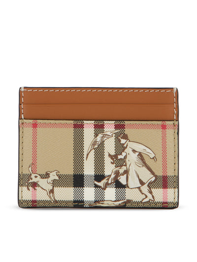 Portacarte realizzato in poliuretano. 8132108 A7026 BURBERRY 