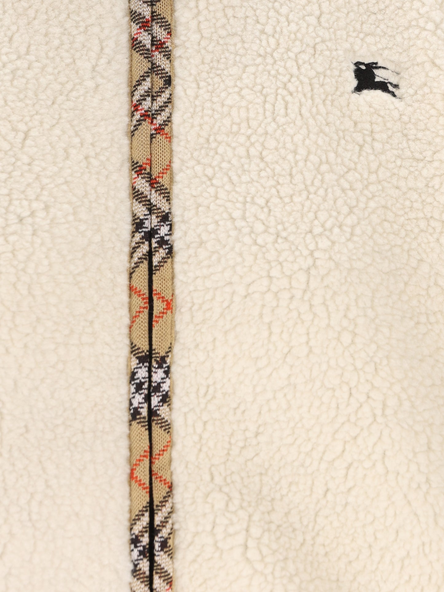 Giacca Cropped in Pile di Misto Lana e Cashmere 8132435 C6056 BURBERRY 