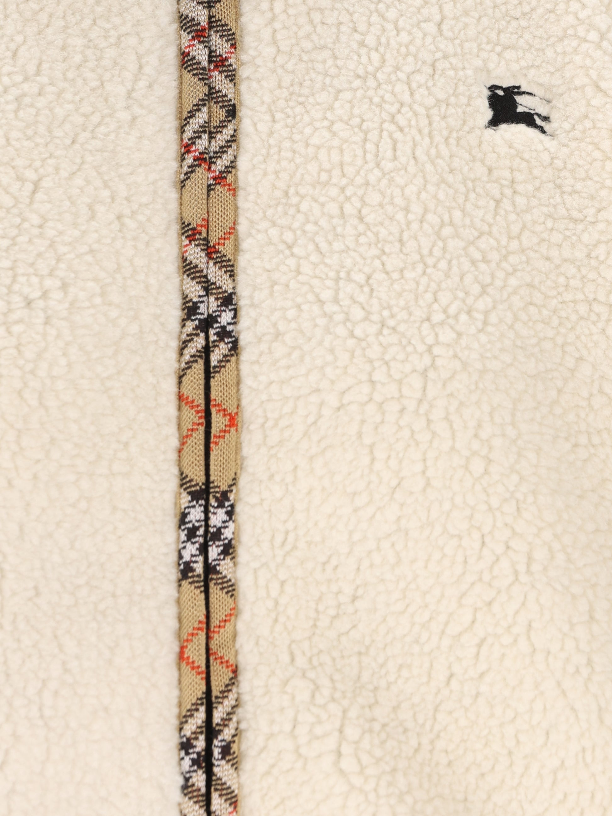 Giacca Cropped in Pile di Misto Lana e Cashmere 8132435 C6056 BURBERRY 