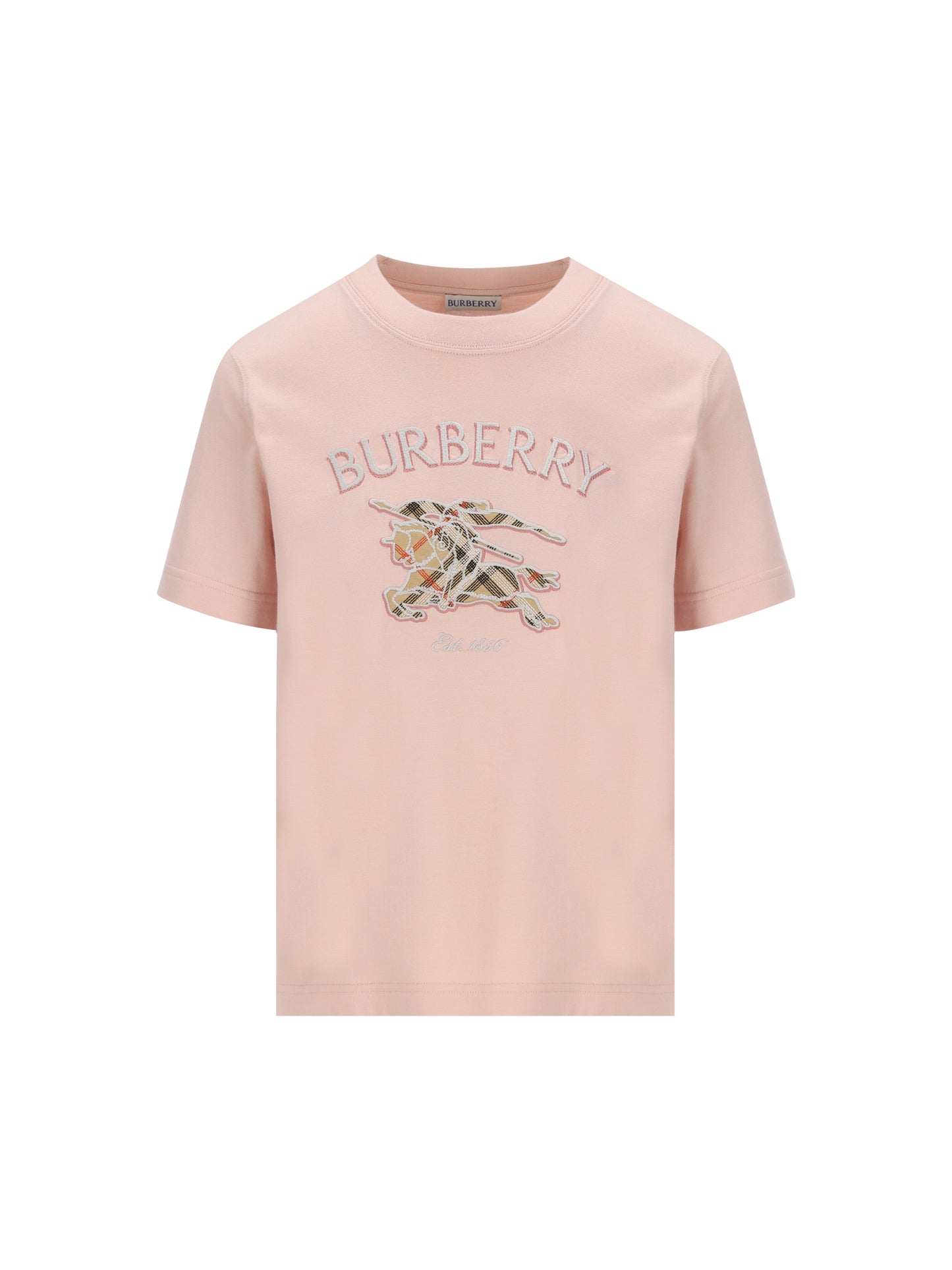 T-shirt girocollo in jersey di cotone 8132677 C2989 BURBERRY 