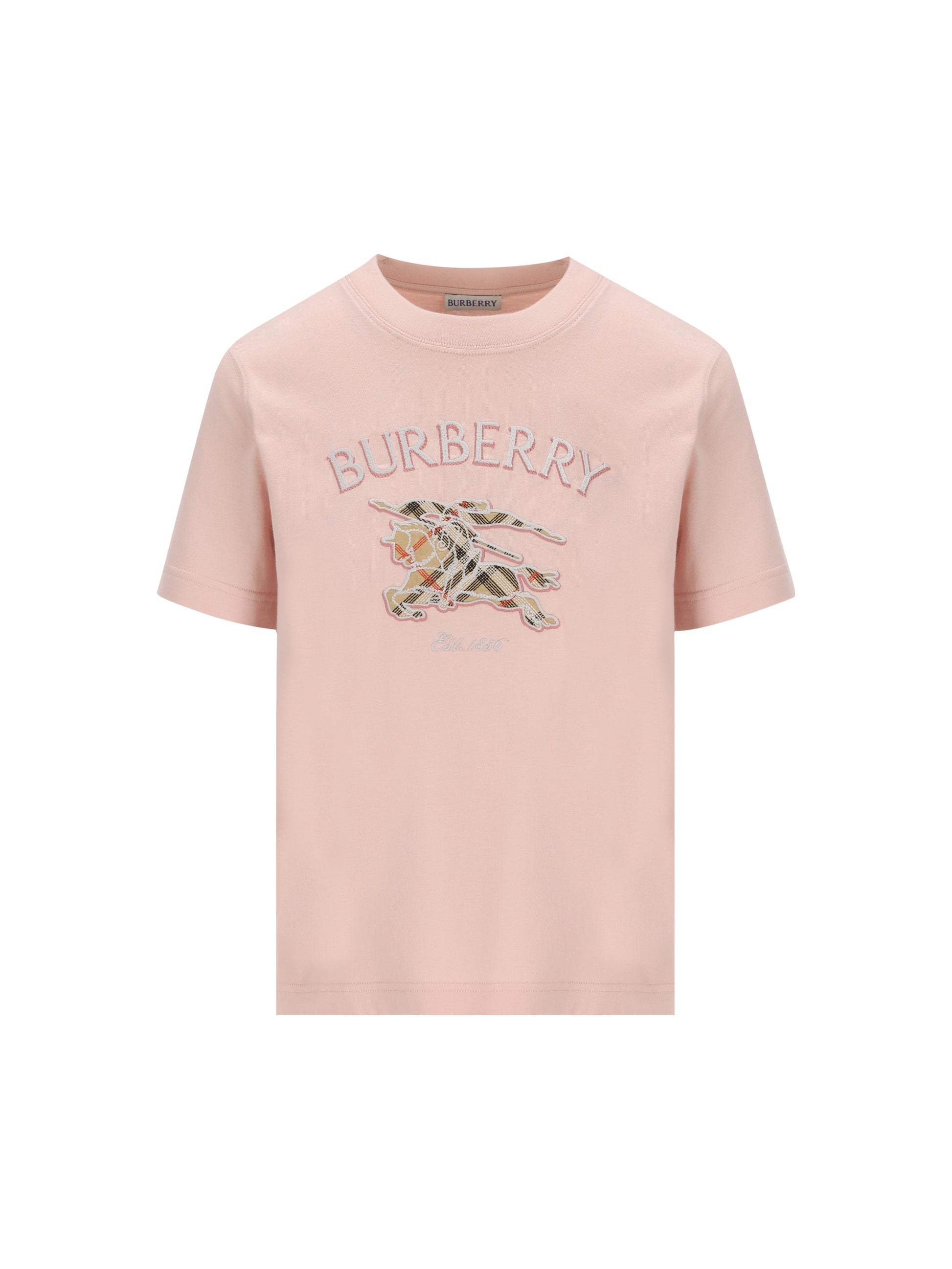 T-shirt girocollo in jersey di cotone 8132677 C2989 BURBERRY 