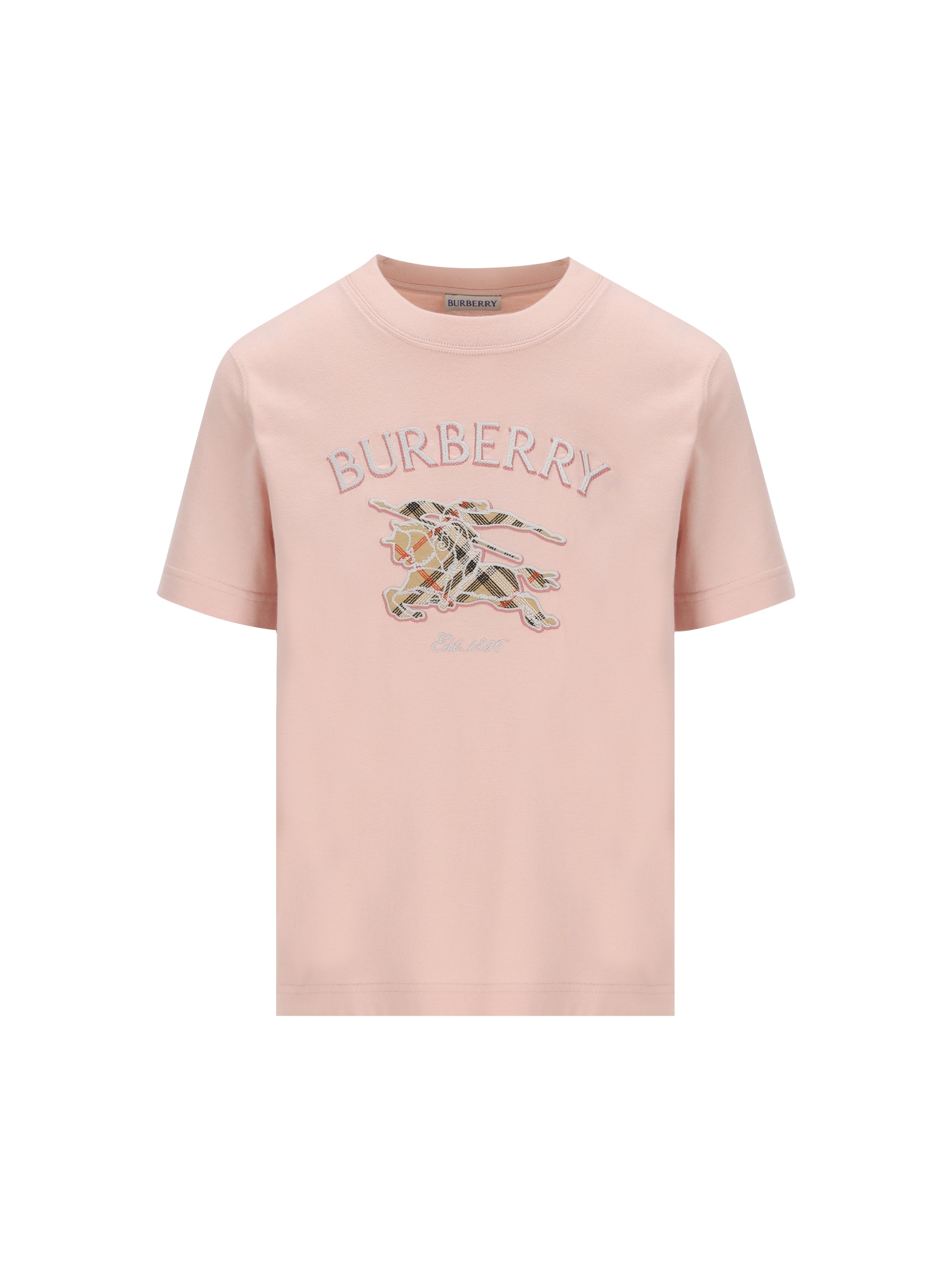 T-shirt girocollo in jersey di cotone 8132677 C2989 BURBERRY 