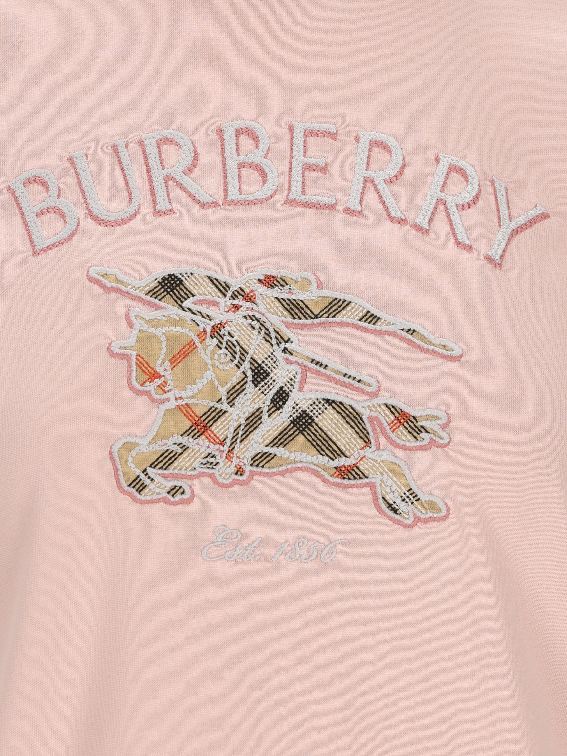 T-shirt girocollo in jersey di cotone 8132677 C2989 BURBERRY 