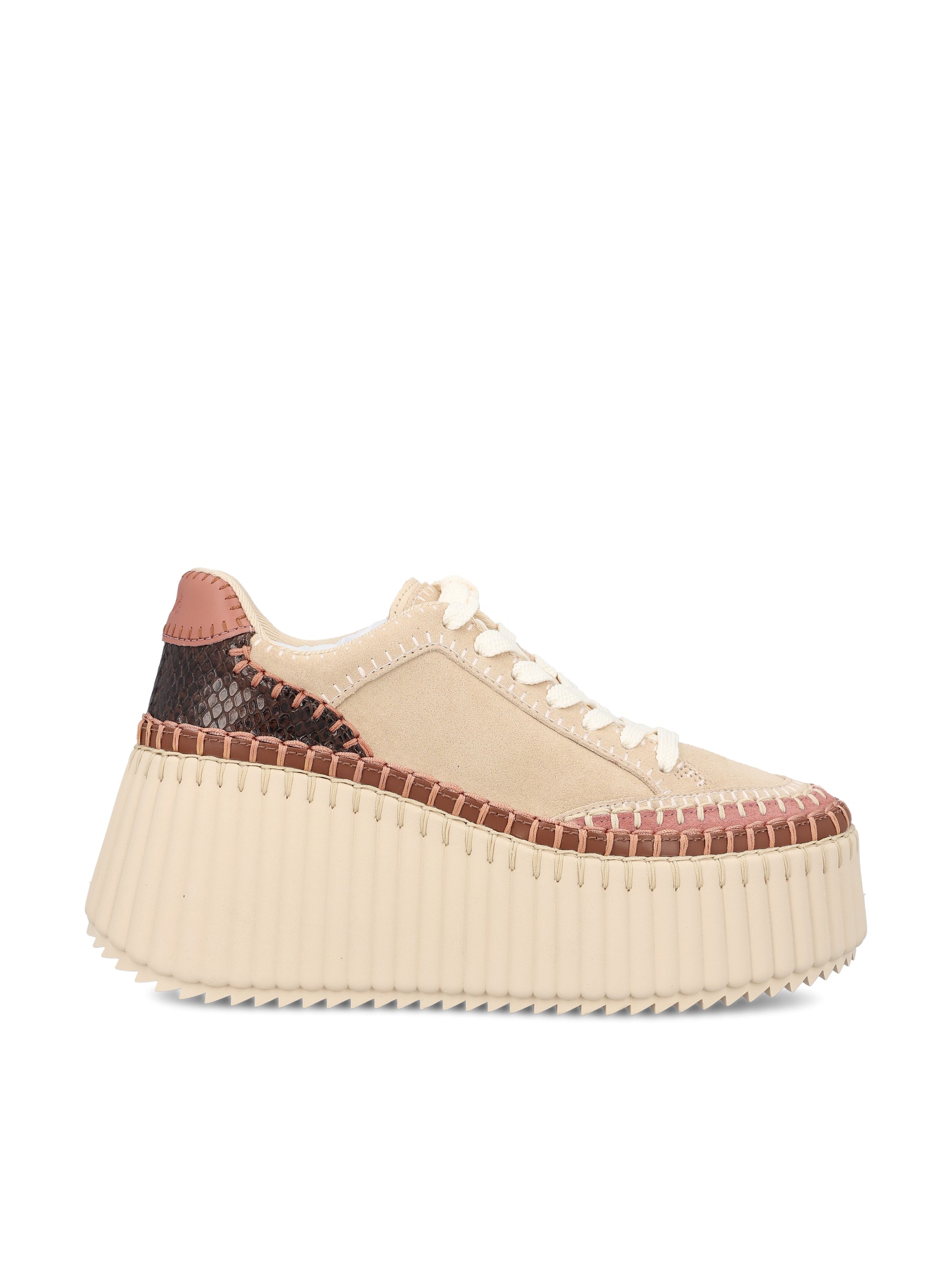 Sneakers in vacchetta scamosciata. CH26A02IYK 236 CHLOE' 