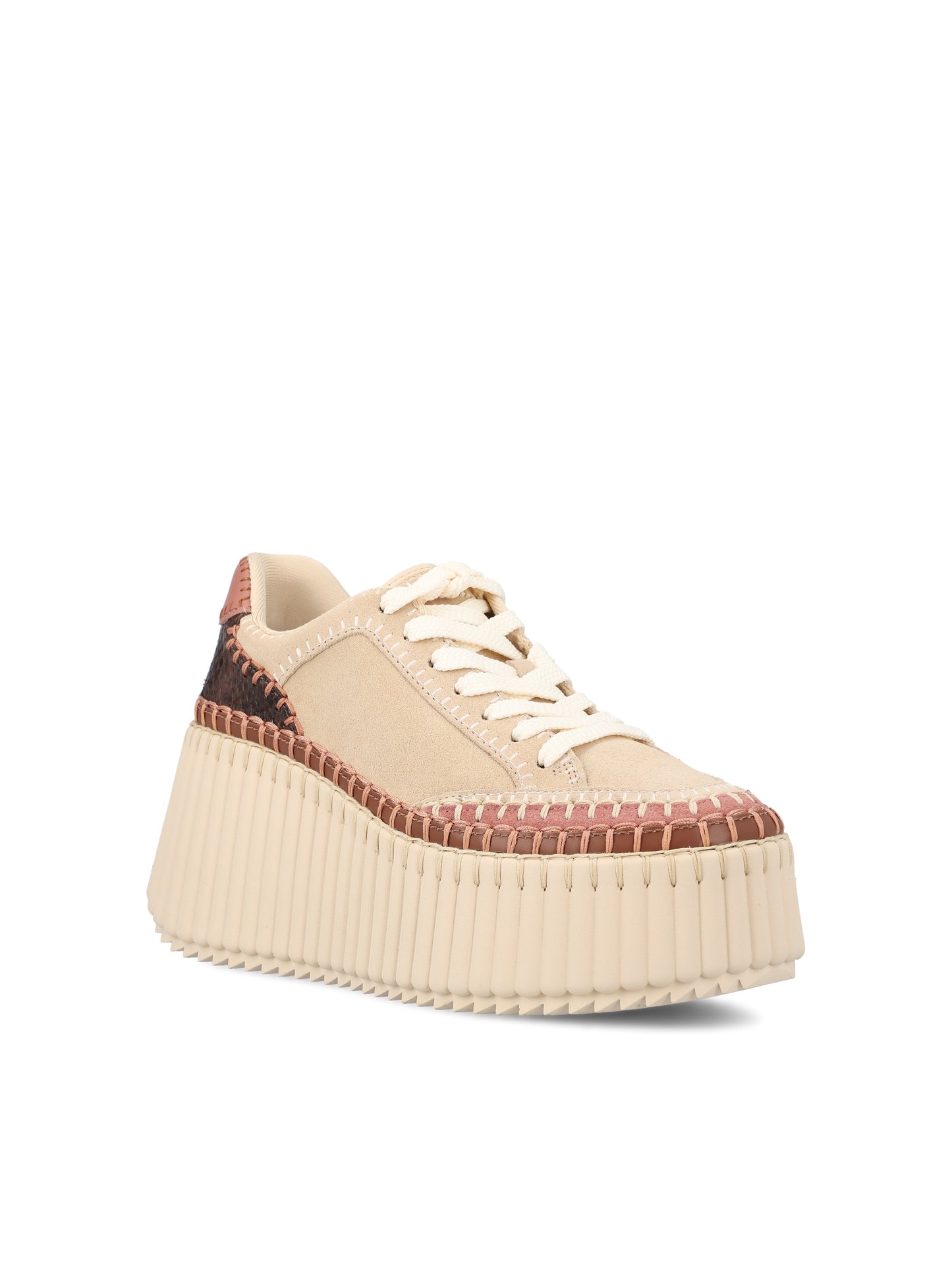 Sneakers in vacchetta scamosciata. CH26A02IYK 236 CHLOE' 