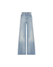 Jeans a gamba ampia e vita alta in denim di cotone CH26ADP01157 496 CHLOE' 