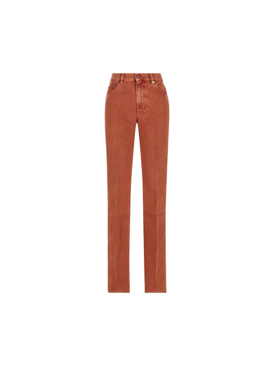 Jeans dritti in denim di cotone biologico. CH26ADP11255 237 CHLOE' 