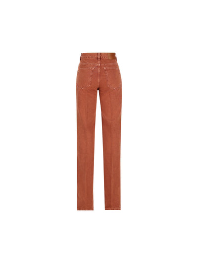 Jeans dritti in denim di cotone biologico. CH26ADP11255 237 CHLOE' 