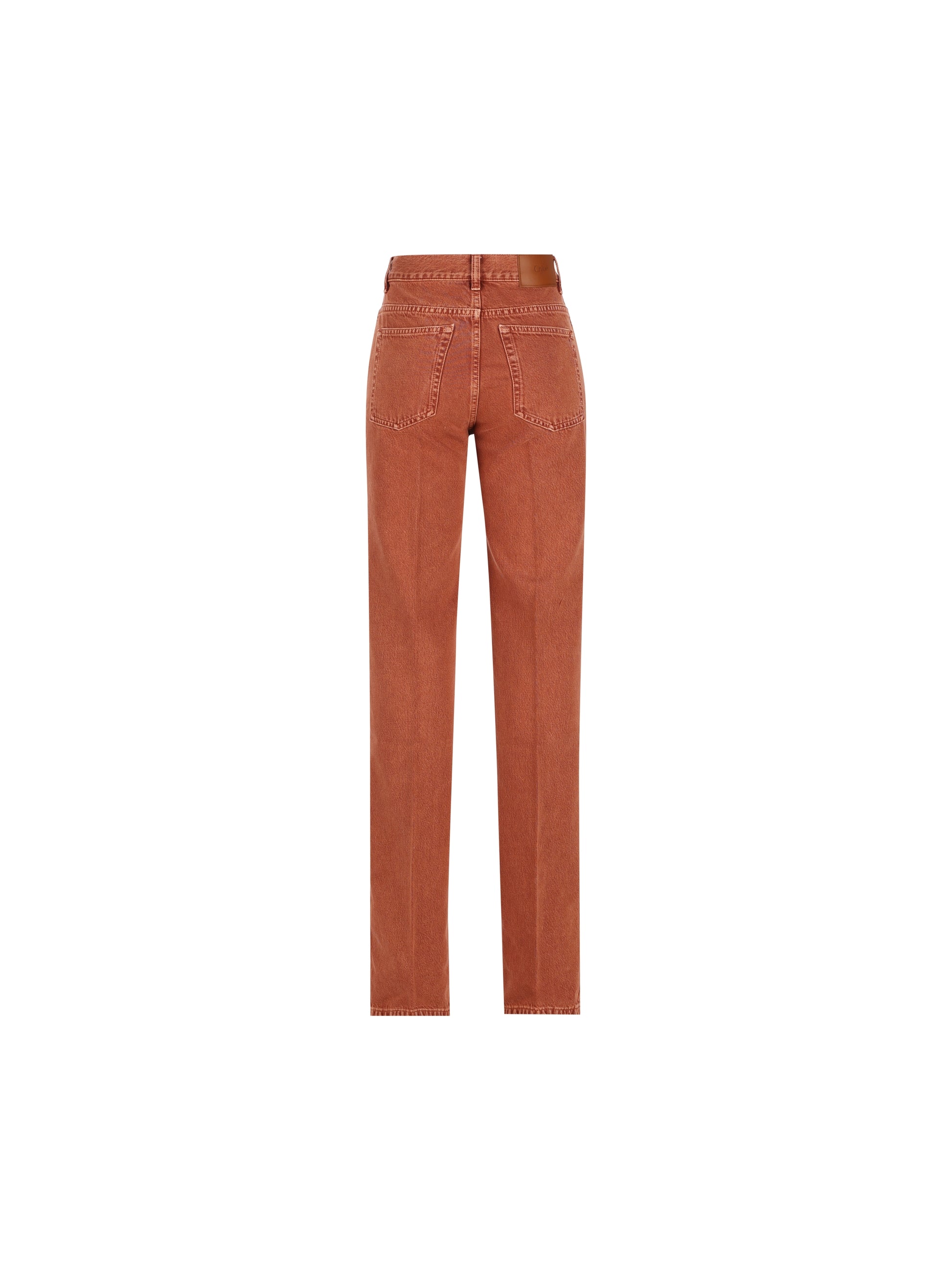 Jeans dritti in denim di cotone biologico. CH26ADP11255 237 CHLOE' 