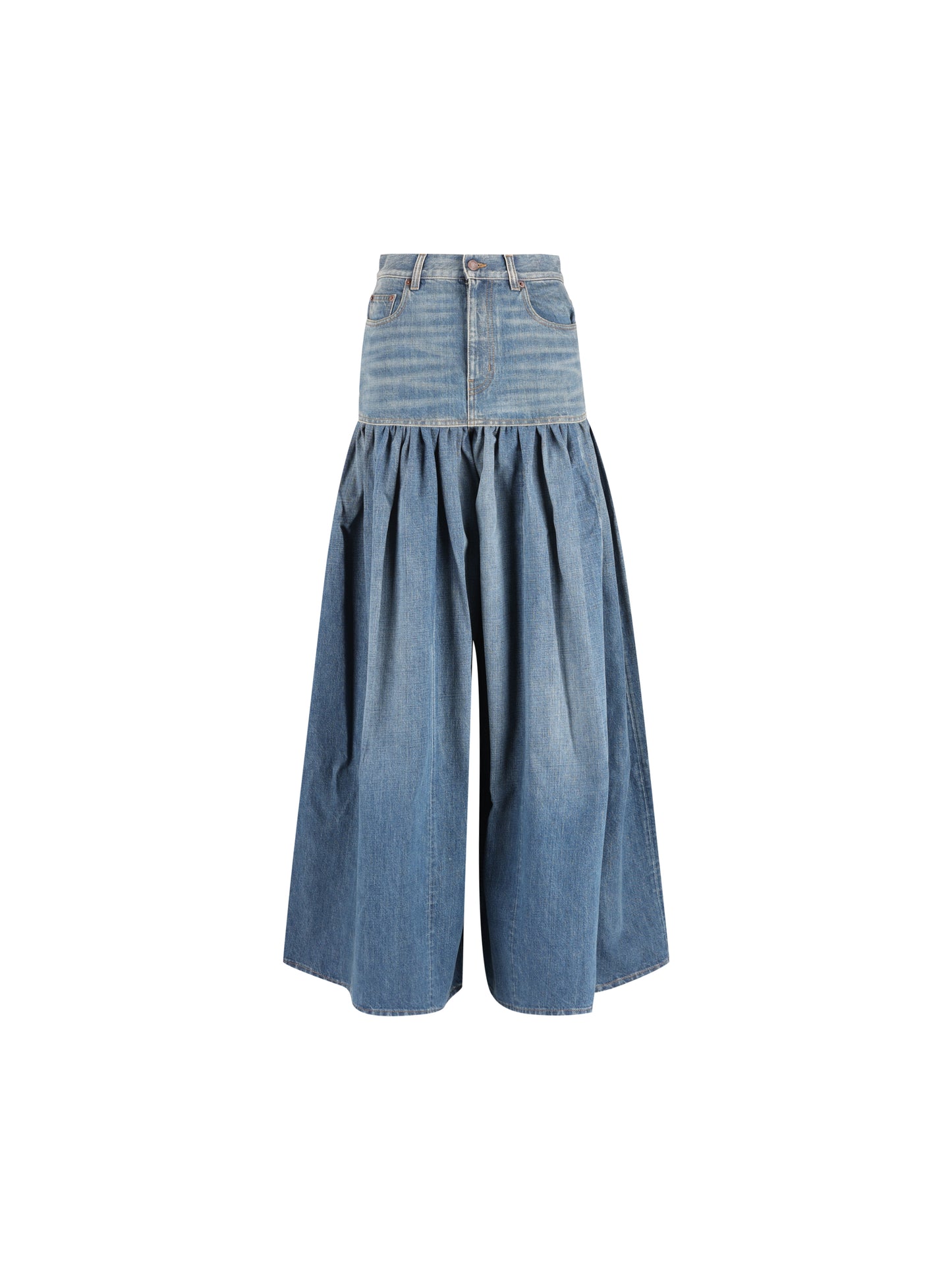 Jeans a palloncino con vita alta in denim CH26ADP46901 40C CHLOE' 