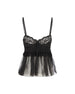 Top lingerie con spalline sottili in crêpe de chine CH26AHT17005 001 CHLOE' 
