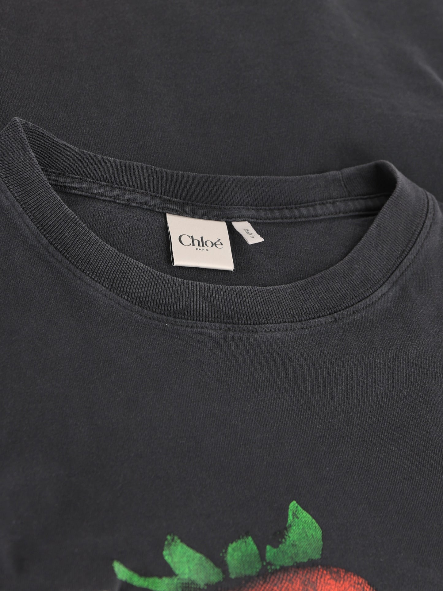 T-Shirt in cotone. CH26AJH08289 070 CHLOE' 