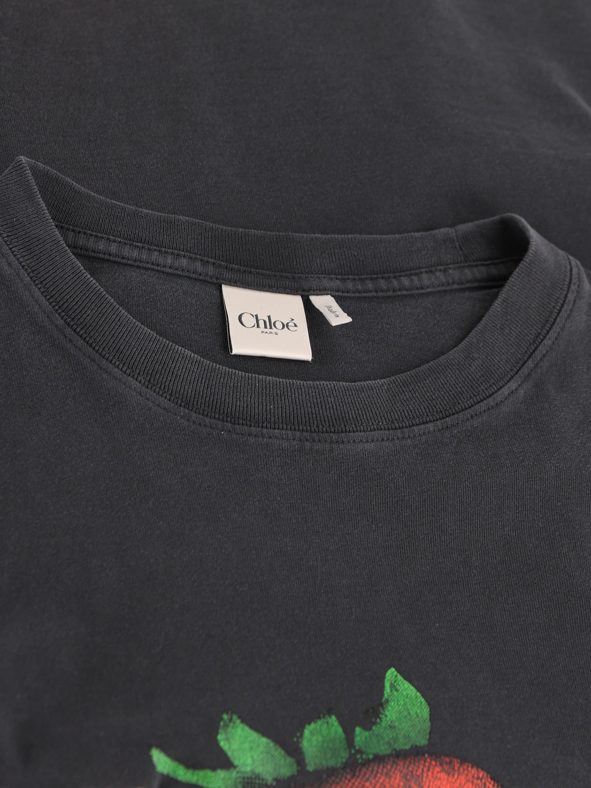 T-Shirt in cotone. CH26AJH08289 070 CHLOE' 