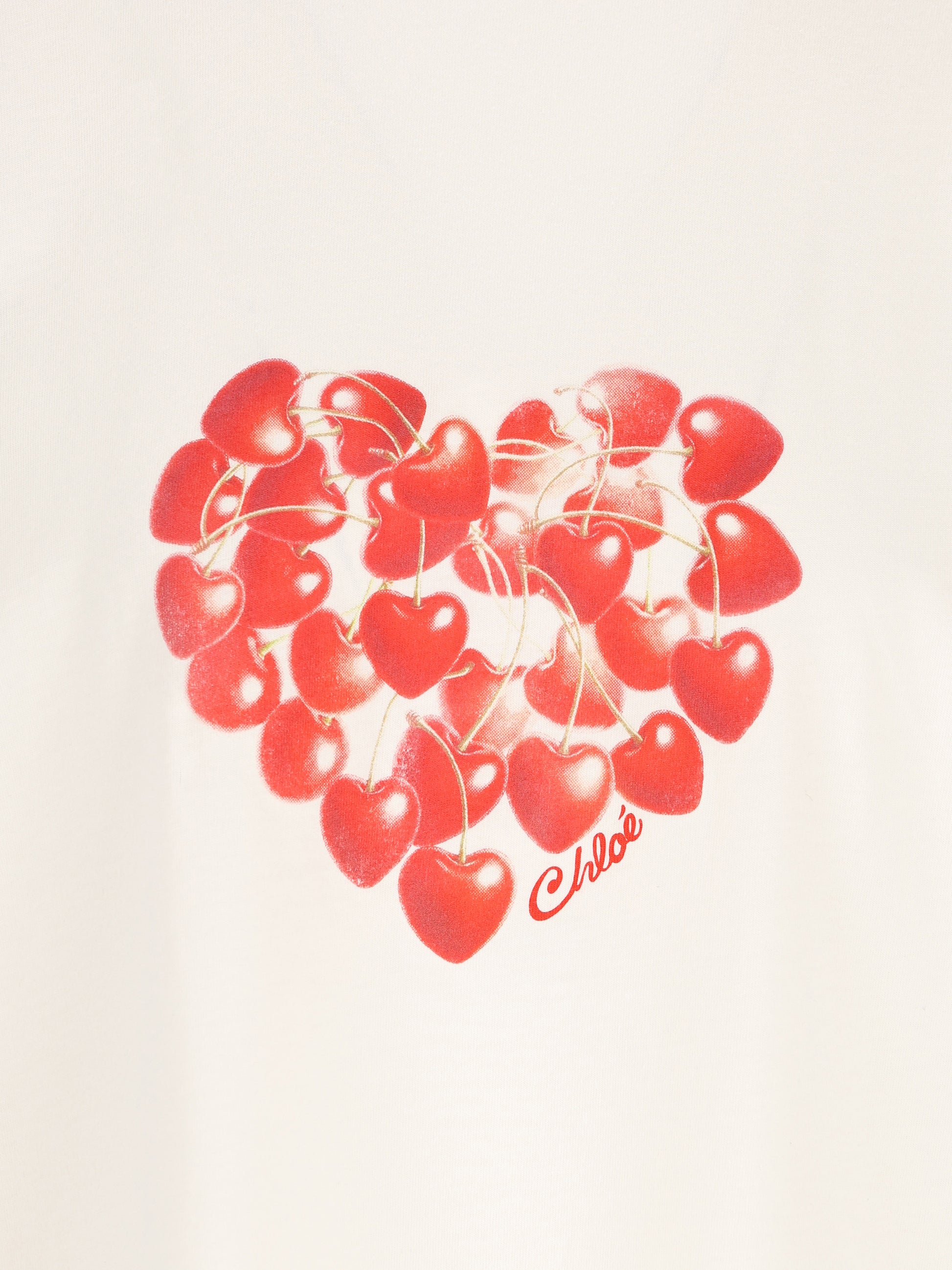T-Shirt in cotone. CH26AJH41880 107 CHLOE' 