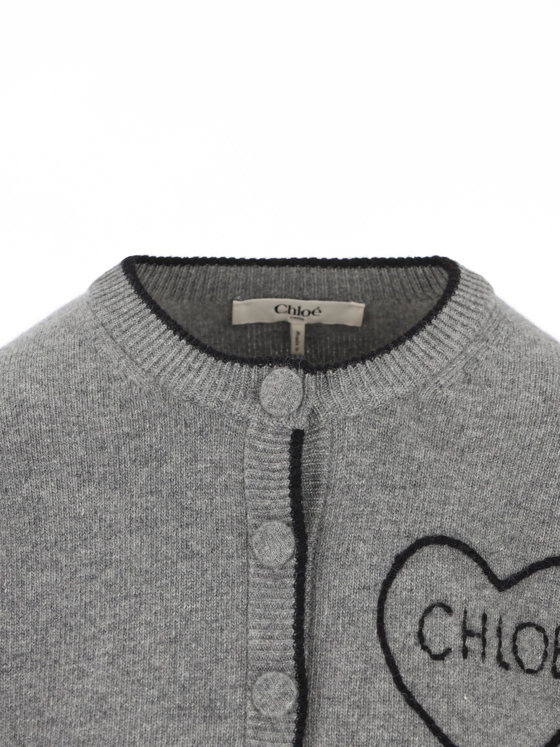 Cardigan realizzato in lana e cashmere. CH26AMC15710 012 CHLOE' 
