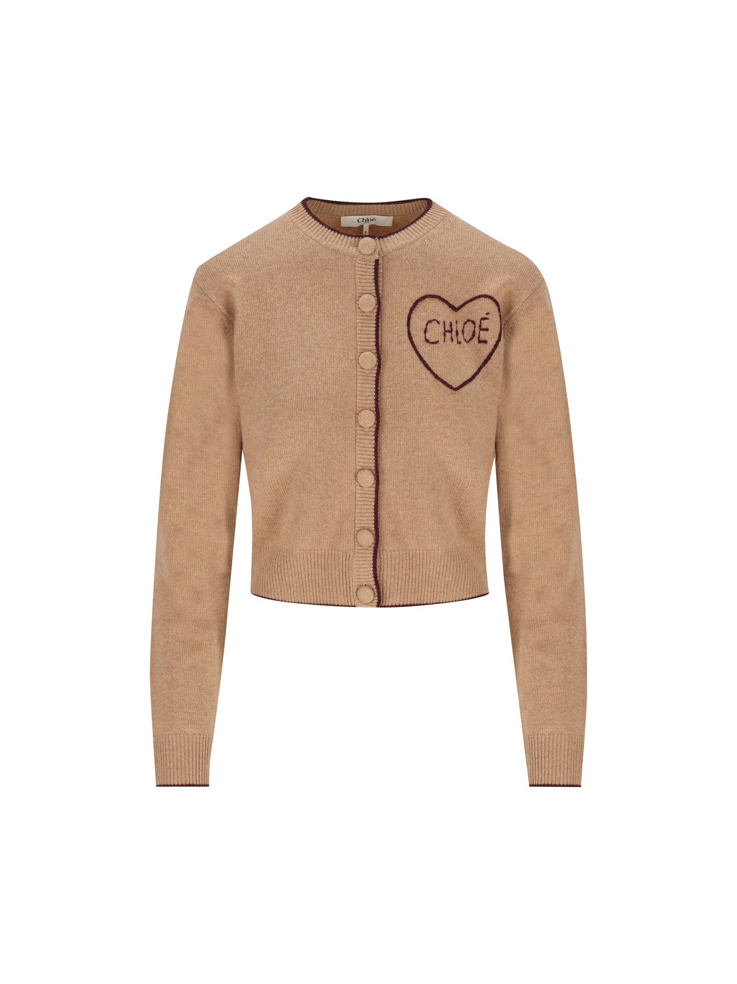 Cardigan realizzato in lana e cashmere. CH26AMC15710 218 CHLOE' 