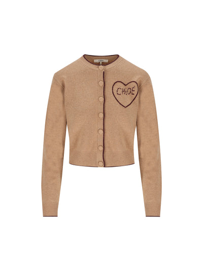 Cardigan realizzato in lana e cashmere. CH26AMC15710 218 CHLOE' 