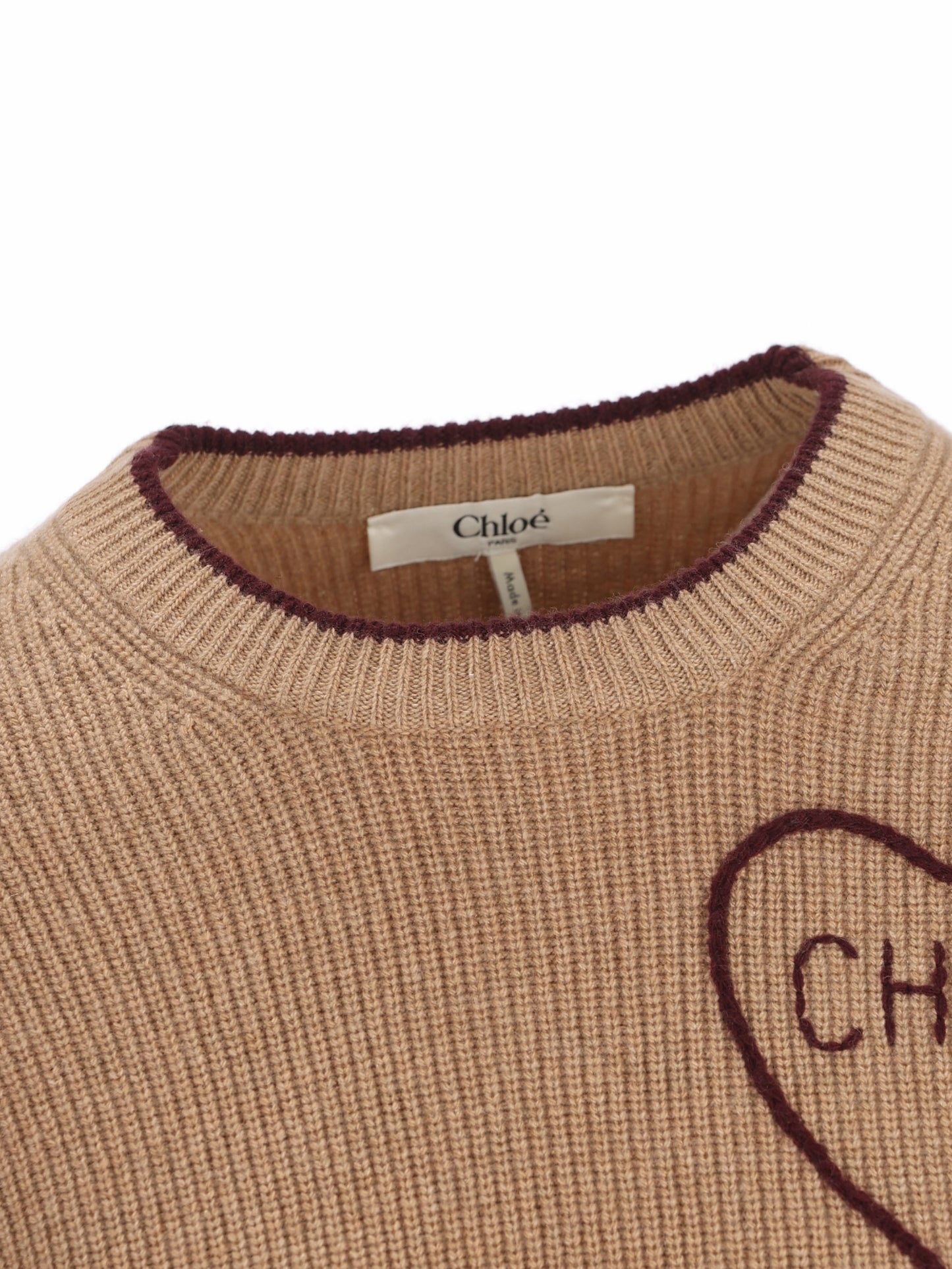 Pullover realizzato in maglia di lana. CH26AMP41710 218 CHLOE' 