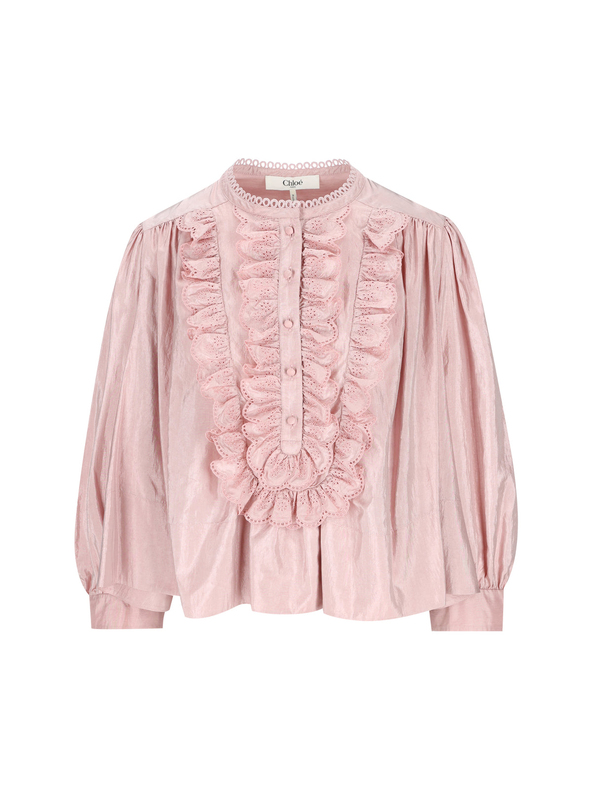 Top realizzato in poliammide e seta. CH26SHT28102 6F5 CHLOE' 