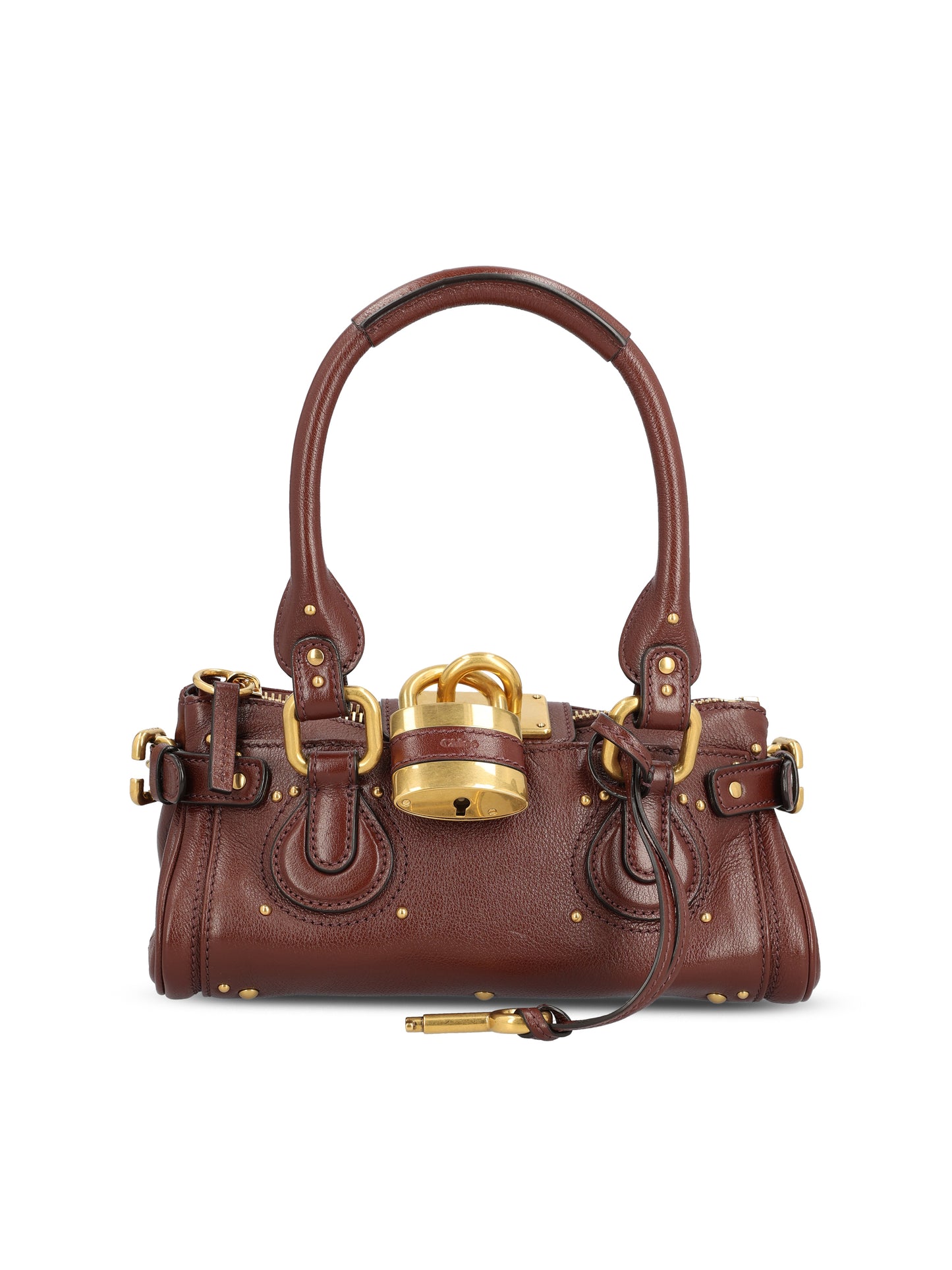 Borsa Paddington piccola in pelle granata CH26SS805P75 27M CHLOE' 