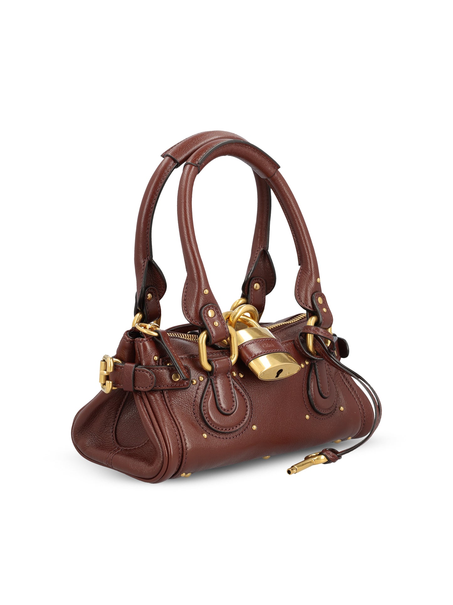 Borsa Paddington piccola in pelle granata CH26SS805P75 27M CHLOE' 