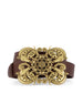 Cintura in pelle di vitello e ottone CH26WBB03CWL 233 CHLOE' 