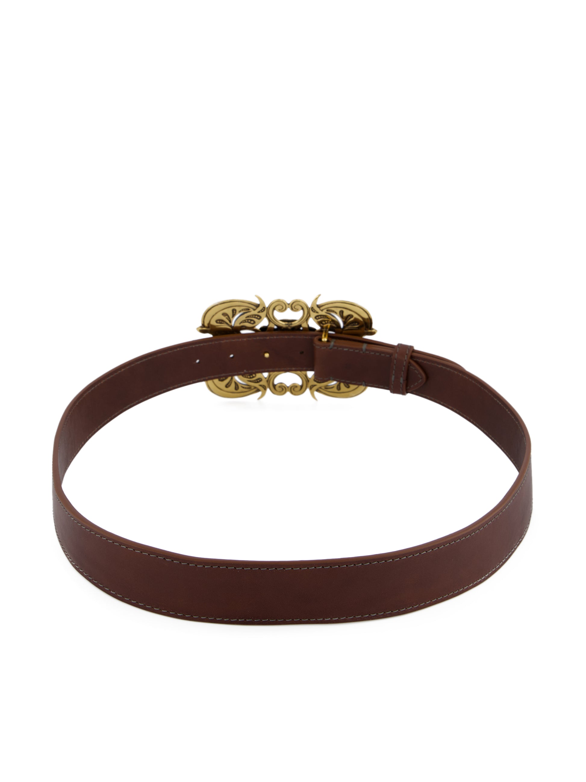 Cintura in pelle di vitello e ottone CH26WBB03CWL 233 CHLOE' 