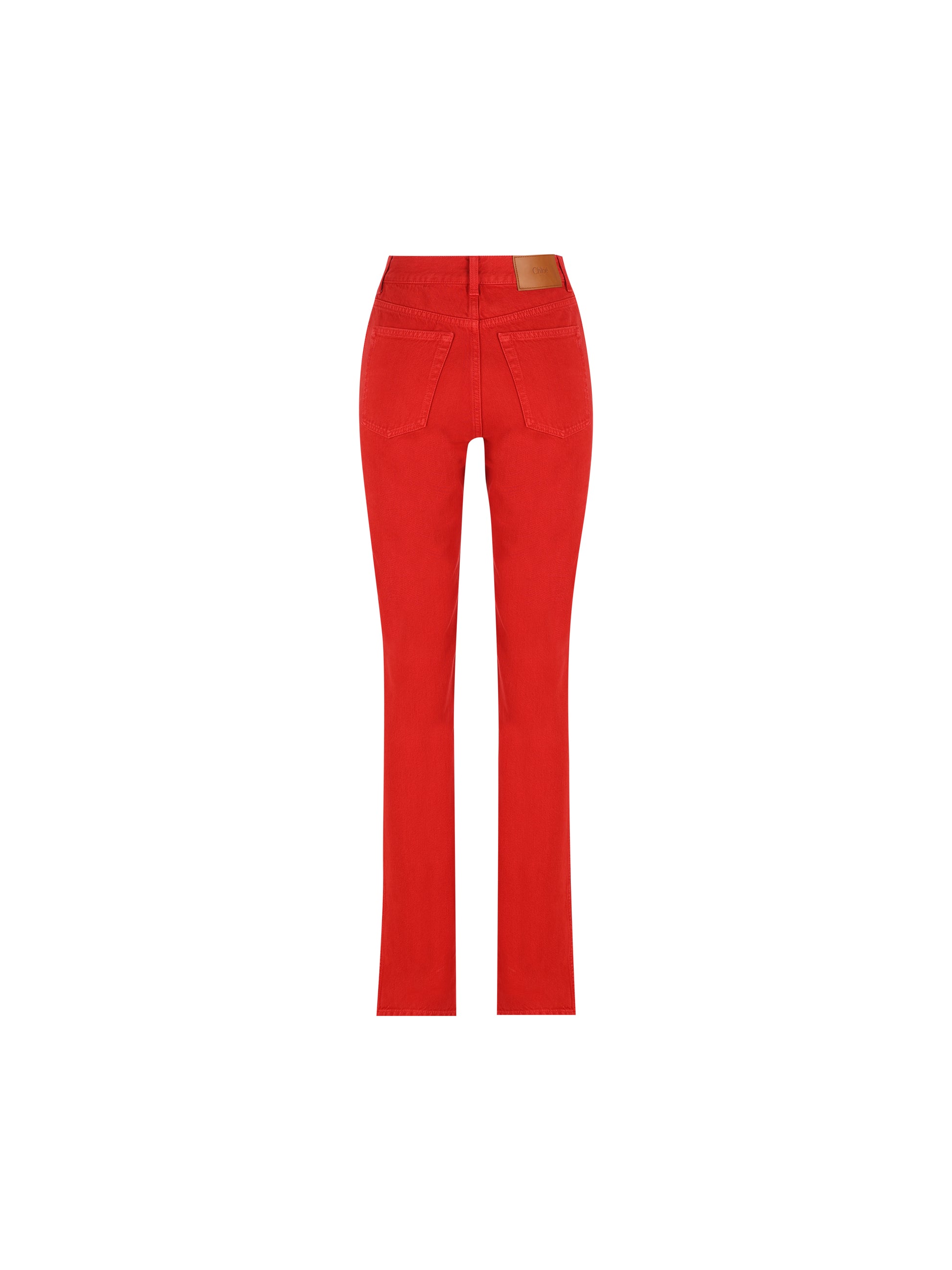 Jeans slim in denim di cotone biologico. CH26WDP21159 656 CHLOE' 