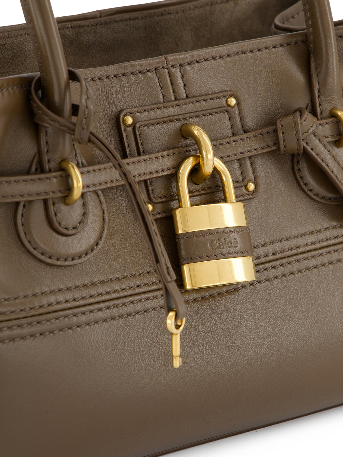 Borsa in Pelle con Lucchetto CH26WS823S60 20U CHLOE' 