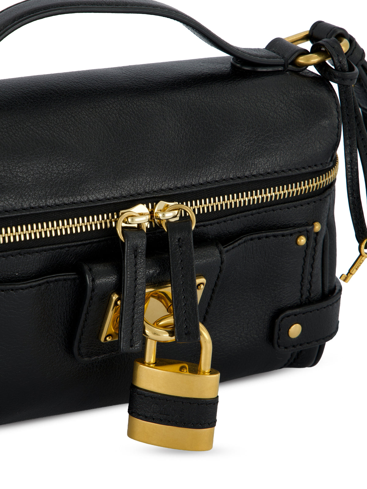 Borsa Vanity in pelle di bufalo granata. CH26WS855P75 001 CHLOE' 