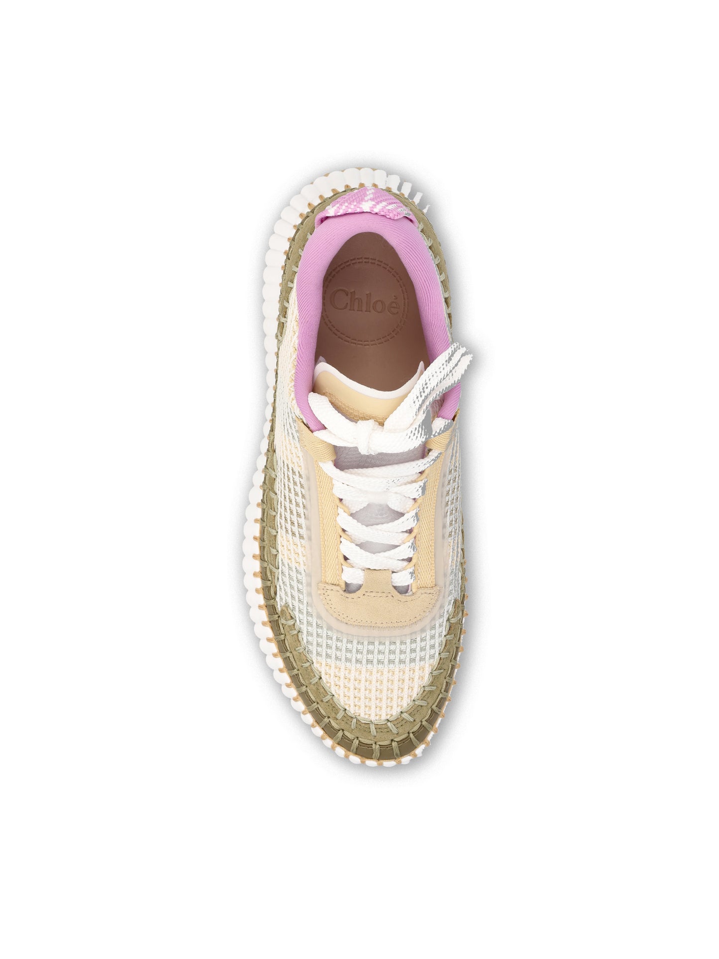 Sneakers realizzate in materiali riciclati. CHC22S579Y0 38A CHLOE' 