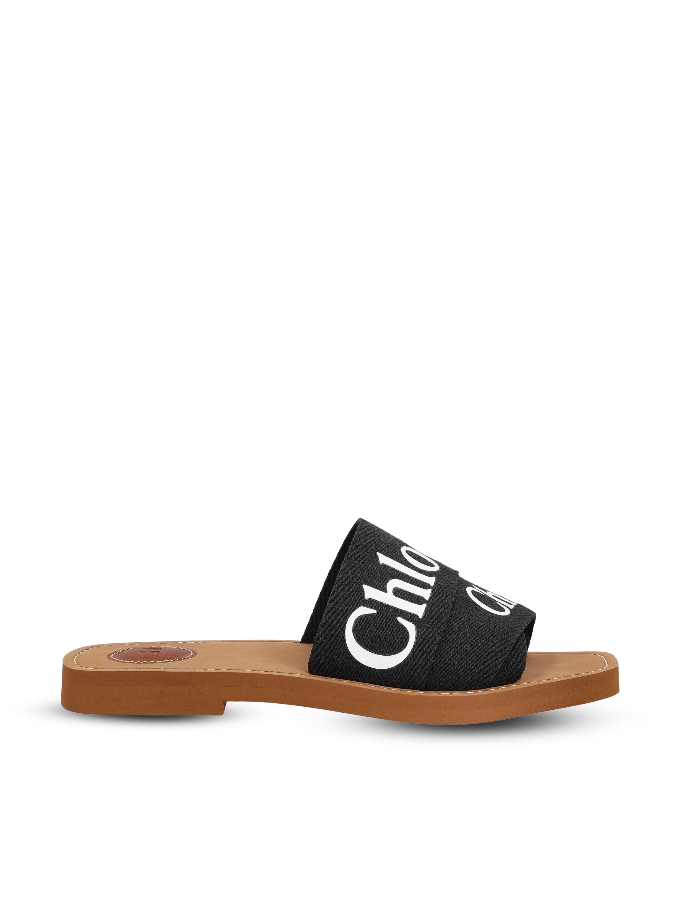 Ciabatte realizzate in lino CHC22U188Z3 001 CHLOE' 