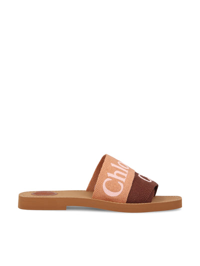 Sabot in lino e poliestere. CHC23U188EF 6I3 CHLOE' 