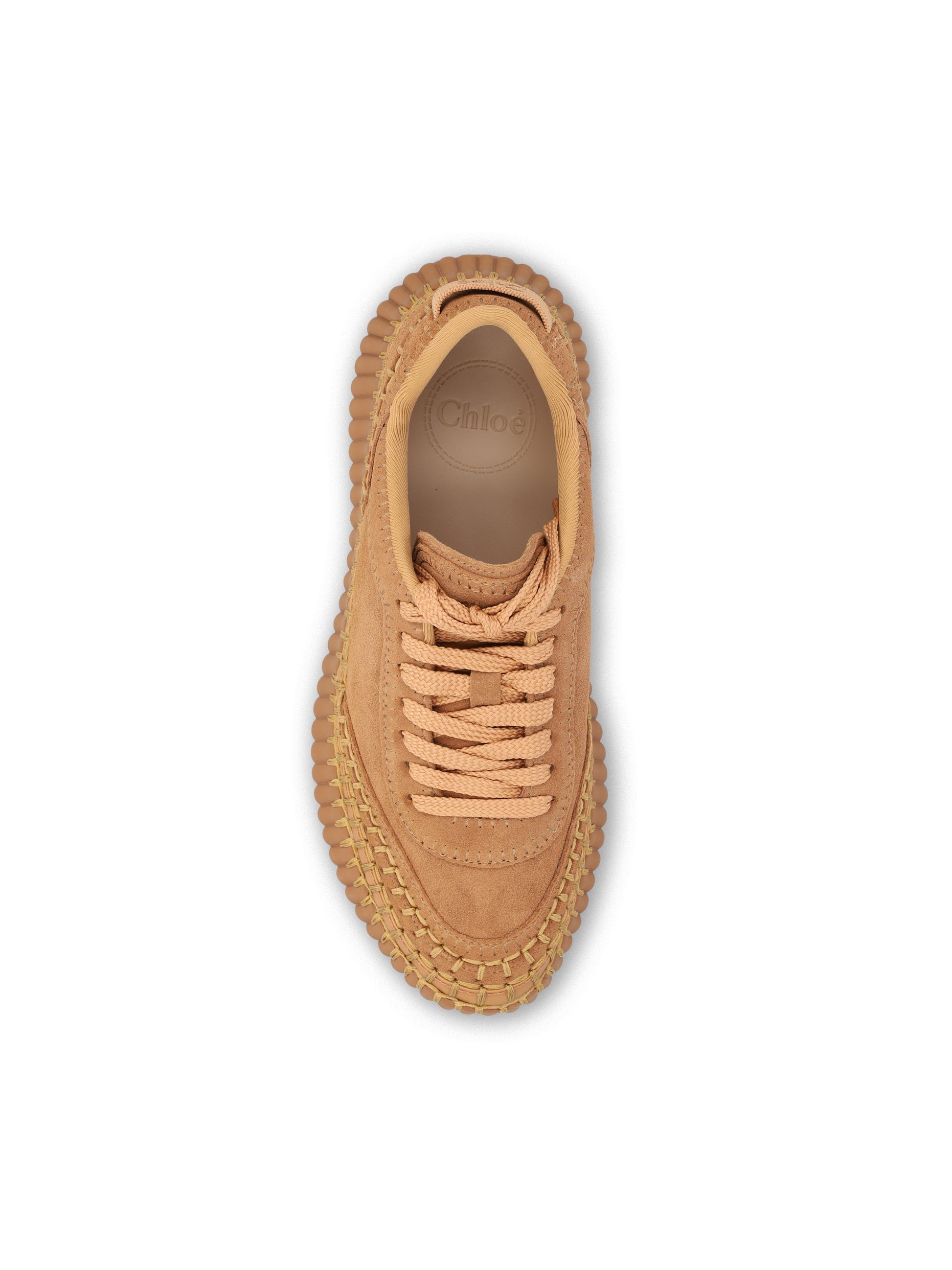 Sneakers realizzate in pelle. CHC24A00RMS 20R CHLOE' 