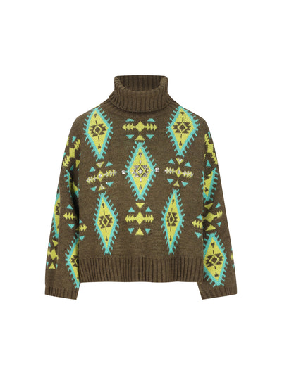  22600-99 ARMY/TURCHESE COLOUR MARKET 
